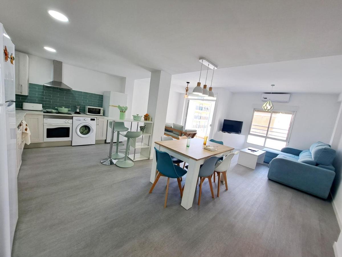 Ferienwohnung Amplio Piso Con Terraza A 50 M De Playa Miramar Exterior foto